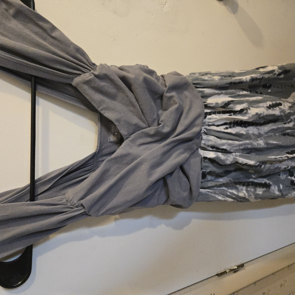 Elegant Gray Women's Dress